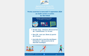 Portes Ouvertes - Venez découvrir le club et les différentes disciplines de l'athlétisme