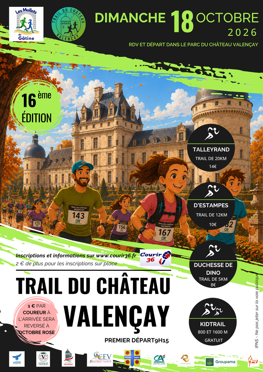 Trail du château de Valençay