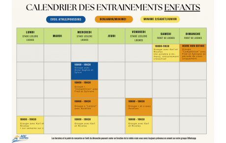 Planning ENFANTS